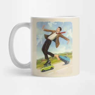 Mr Bean Flaying Mug